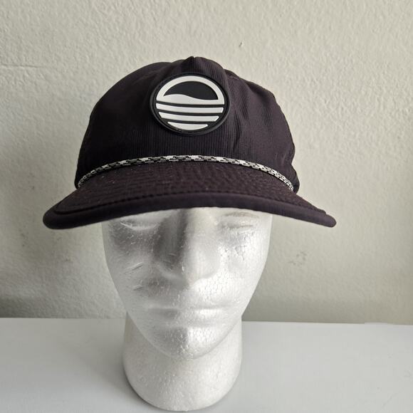 Sunday Golf Crushable‎ Golf Adjustable Black Hat “Fore The Weekend” Rope - Picture 2 of 9